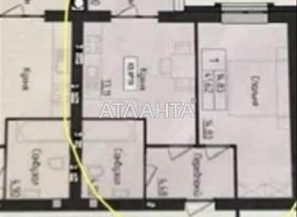 1-комнатная квартира по адресу ул. Кооперативная (площадь 42 м²) - Atlanta.ua - фото 4