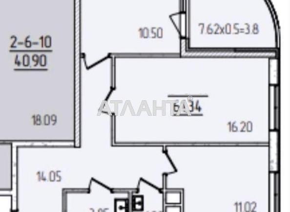 2-комнатная квартира по адресу ул. Краснова (площадь 61,3 м²) - фото 5 2-комнатная квартира по адресу ул. Краснова (площадь 61,3 м²) - Atlanta.ua - фото 5