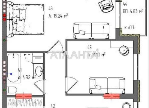 2-кімнатна квартира за адресою вул. Загорська (площа 60,6 м²) - Atlanta.ua - фото 9