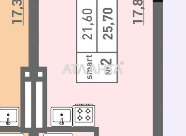 1-кімнатна квартира за адресою вул. Пішонівська (площа 25,7 м²) - Atlanta.ua - фото 5