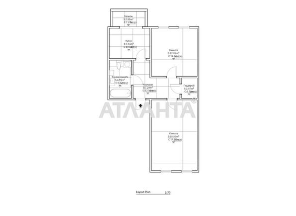 2-комнатная квартира по адресу ул. Львовская (площадь 57 м²) - Atlanta.ua - imageAlt 13