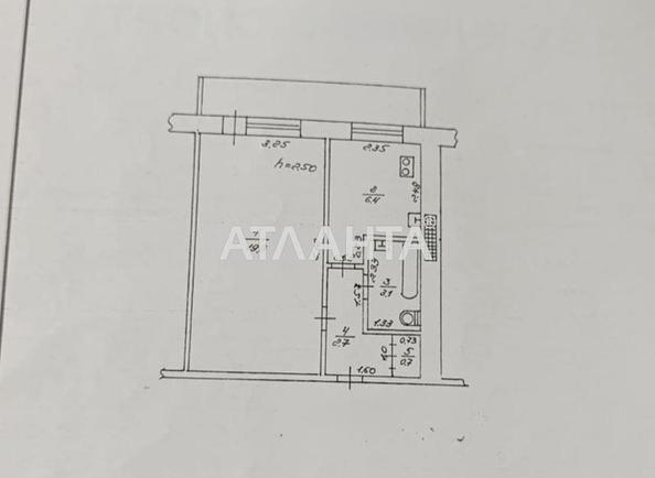 1-кімнатна квартира за адресою Адміральський пр. (площа 35,7 м²) - Atlanta.ua - фото 21