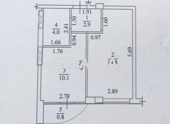 1-кімнатна квартира за адресою вул. Львівська (площа 32,6 м²) - Atlanta.ua - фото 6