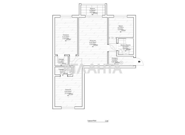 3-кімнатна квартира за адресою вул. Героїв Крут (площа 58 м²) - Atlanta.ua - фото 26