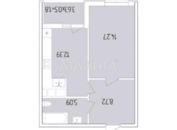 1-комнатная квартира по адресу ул. Краснова (площадь 43 м²) - Atlanta.ua - фото 18