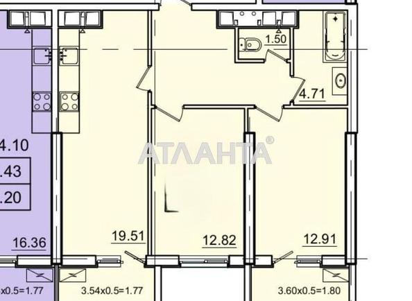 2-кімнатна квартира за адресою вул. Генуезька (площа 67 м²) - Atlanta.ua - фото 8