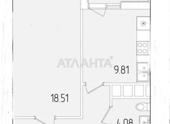 1-room apartment apartment by the address st. Krasnova (area 42,5 m²) - Atlanta.ua - photo 5