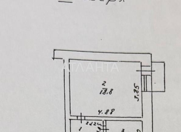 1-room apartment apartment by the address st. Novoberegovaya (area 30,7 m²) - Atlanta.ua - photo 14