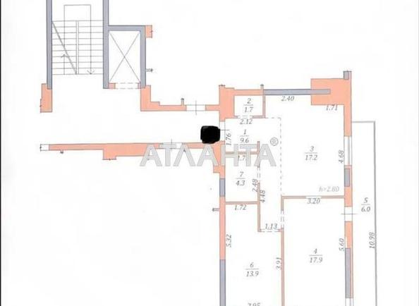 2-rooms apartment apartment by the address st. Topolnaya ul (area 70,6 m²) - Atlanta.ua - photo 17