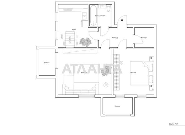 2-rooms apartment apartment by the address st. Srednefontanskiy per (area 63,8 m²) - Atlanta.ua - photo 9