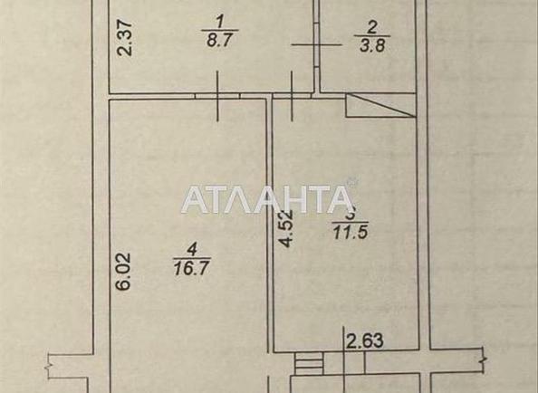 1-room apartment apartment by the address st. Ozernaya (area 44,6 m²) - Atlanta.ua - photo 14