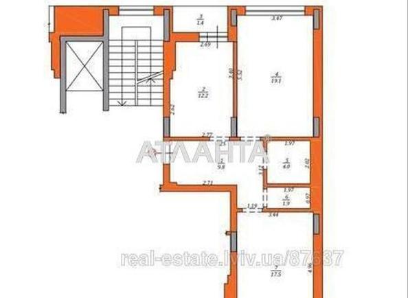 2-кімнатна квартира за адресою вул. Перфецького (площа 66 м²) - Atlanta.ua - фото 8