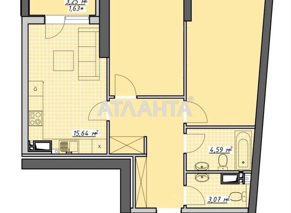 1-room apartment apartment by the address st. Kurortnyy per (area 66 m²) - Atlanta.ua - photo 3