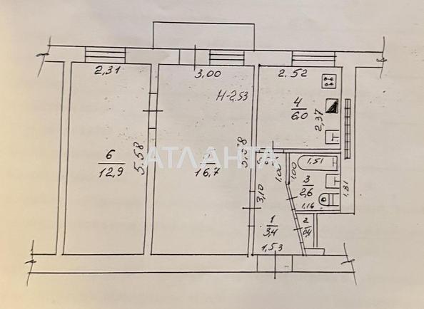 2-rooms apartment apartment by the address st. Srednefontanskaya (area 42,7 m²) - photo 10 2-rooms apartment apartment by the address st. Srednefontanskaya (area 42,7 m²) - Atlanta.ua - photo 10