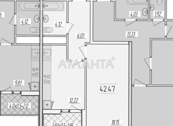 1-комнатная квартира по адресу ул. Краснова (площадь 42 м²) - Atlanta.ua - фото 17