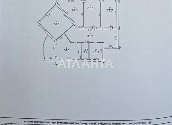 3-rooms apartment apartment by the address st. Karkashadze per Kirpichnyy per (area 202,4 m²) - Atlanta.ua - photo 35