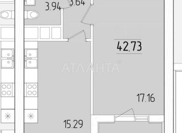 1-room apartment apartment by the address st. Krasnova (area 42,1 m²) - Atlanta.ua - photo 7