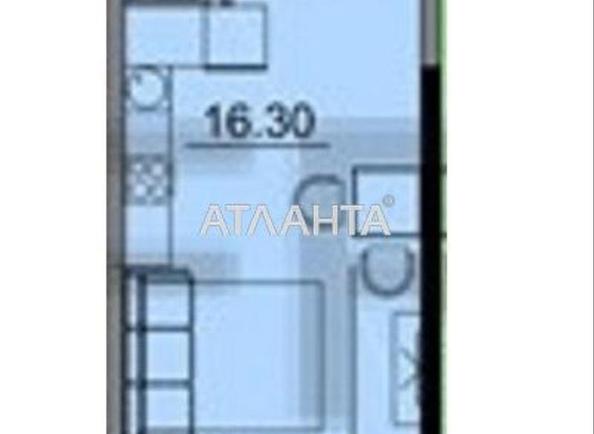 1-room apartment apartment by the address st. Kosvennaya Vegera (area 25,9 m²) - photo 2 1-room apartment apartment by the address st. Kosvennaya Vegera (area 25,9 m²) - Atlanta.ua - photo 2