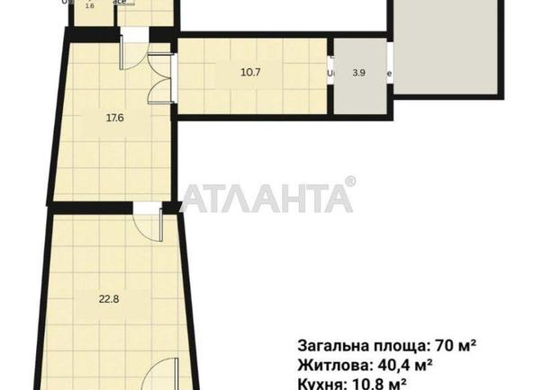 2-комнатная квартира по адресу ул. Преображенская (площадь 70 м²) - Atlanta.ua - фото 6
