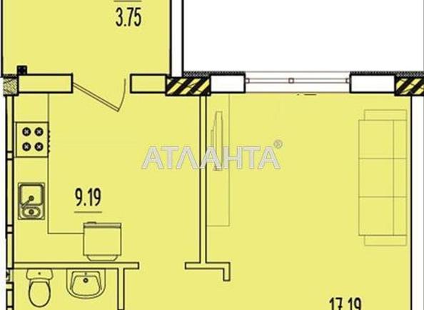 1-комнатная квартира по адресу ул. Строительная (площадь 41,5 м²) - Atlanta.ua