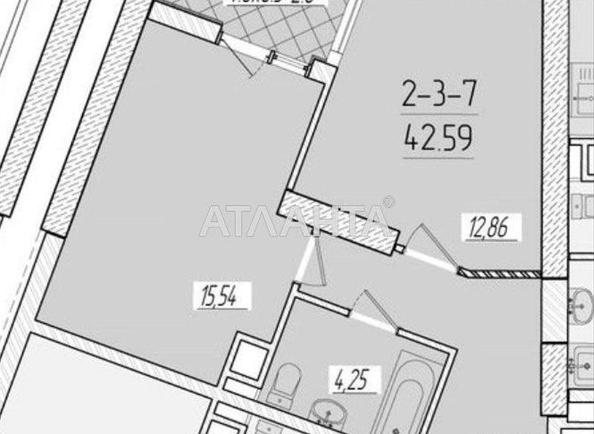 1-кімнатна квартира за адресою вул. Краснова (площа 42,6 м²) - Atlanta.ua - фото 18