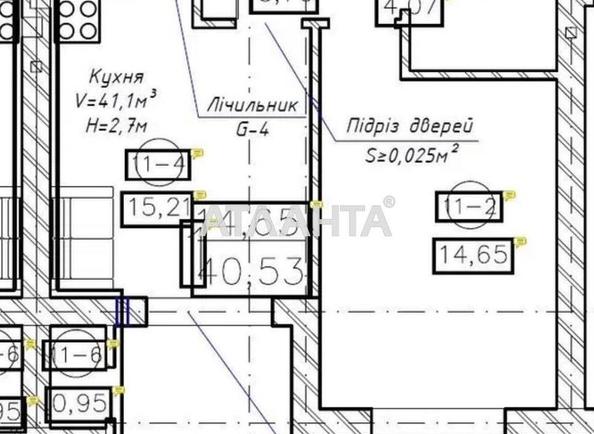 1-room apartment apartment by the address st. Roksolyany (area 41 m²) - Atlanta.ua - photo 13