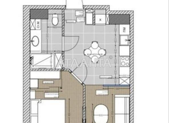 1-room apartment apartment by the address st. Genuezskaya (area 42,2 m²) - Atlanta.ua - photo 13