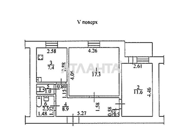 2-комнатная квартира по адресу ул. Сегедская (площадь 50 м²) - Atlanta.ua - фото 11