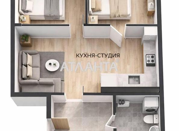 1-комнатная квартира по адресу ул. Краснова (площадь 42,4 м²) - Atlanta.ua - фото 15