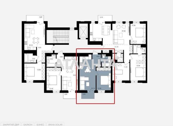 1-комнатная квартира по адресу Замарстыновская ул. (площадь 41,1 м²) - Atlanta.ua - фото 6