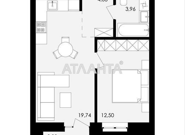 1-комнатная квартира по адресу Замарстыновская ул. (площадь 41,1 м²) - Atlanta.ua - фото 7