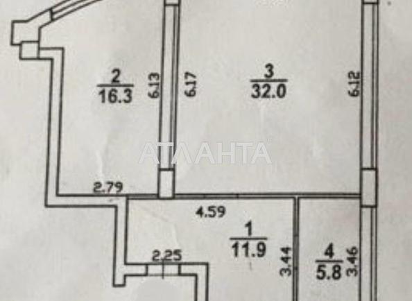 1-кімнатна квартира за адресою вул. Проспект Шевченка (площа 66 м²) - Atlanta.ua - фото 9