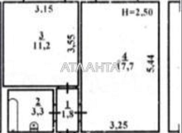 1-room apartment apartment by the address st. Oystrakha Davida Zatonskogo (area 34 m²) - Atlanta.ua - photo 14