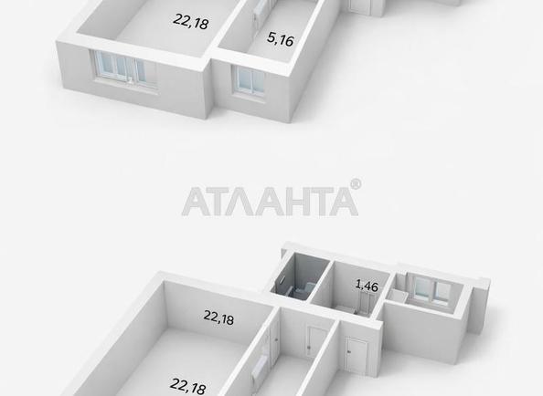 2-комнатная квартира по адресу Соборная пл. (площадь 37,9 м²) - фото 21 2-комнатная квартира по адресу Соборная пл. (площадь 37,9 м²) - Atlanta.ua - фото 21