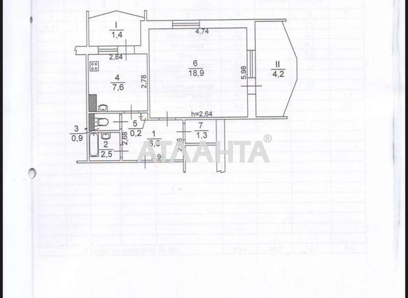 1-комнатная квартира по адресу ул. Вильямса ак. (площадь 44 м²) - Atlanta.ua
