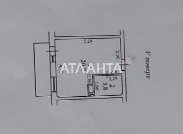 1-кімнатна квартира за адресою вул. Приморська (площа 25,6 м²) - Atlanta.ua - фото 12