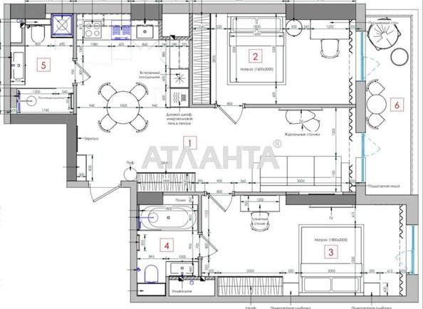 2-комнатная квартира по адресу Тополинный пер. (площадь 80 м²) - Atlanta.ua - фото 10