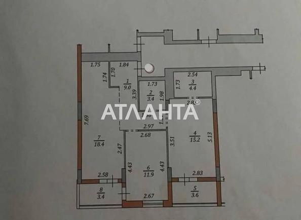 2-кімнатна квартира за адресою вул. Зелена (площа 69,3 м²) - Atlanta.ua - фото 17