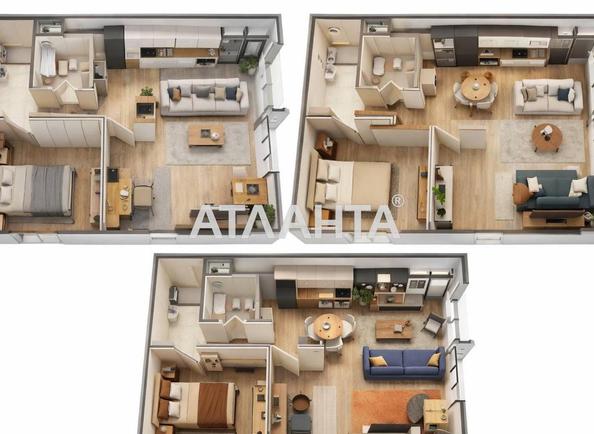 2-комнатная квартира по адресу ул. Дача Ковалевского (площадь 66,2 м²) - Atlanta.ua - фото 3