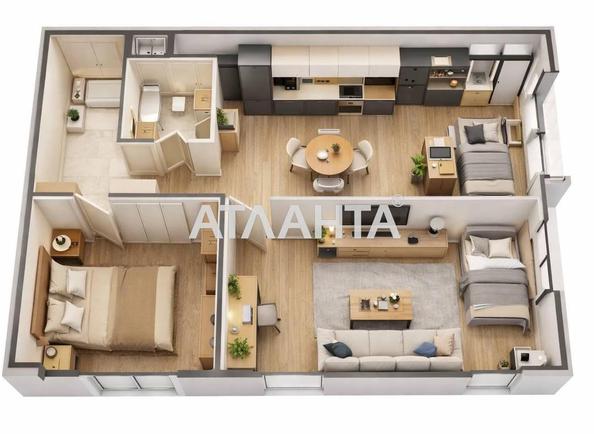 1-кімнатна квартира за адресою вул. Дача Ковалевського (площа 47,1 м²) - Atlanta.ua - фото 4