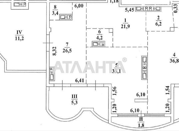 Многокомнатная квартира по адресу Фонтанская дор. (площадь 160 м²) - Atlanta.ua - фото 5