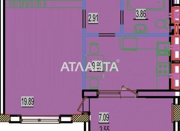 1-комнатная квартира по адресу ул. Строительная (площадь 43 м²) - Atlanta.ua - фото 11