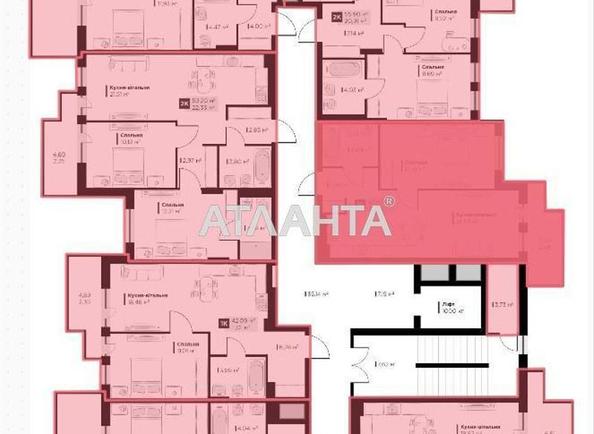 1-room apartment apartment by the address st. Galitskaya (area 43,7 m²) - Atlanta.ua - photo 2