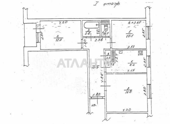 3-rooms apartment apartment by the address st. Arkhitektorskaya (area 63 m²) - Atlanta.ua - photo 17
