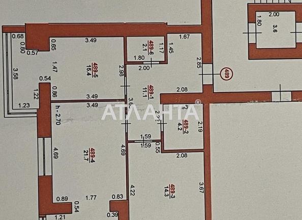 2-кімнатна квартира за адресою Хмельницького Б. Вул. (площа 70 м²) - Atlanta.ua - фото 17