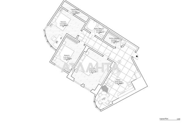 3-rooms apartment apartment by the address st. Lidersovskiy bul Dzerzhinskogo bul (area 142,2 m²) - Atlanta.ua - photo 19