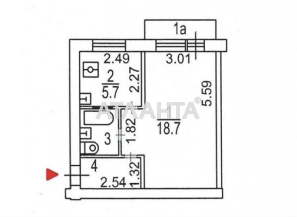 1-room apartment apartment by the address st. Lyustdorfskaya dor Chernomorskaya dor (area 33 m²) - Atlanta.ua - photo 17