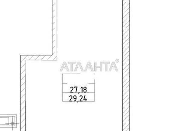 1-комнатная квартира по адресу ул. Посмитного (площадь 29,2 м²) - Atlanta.ua - фото 3