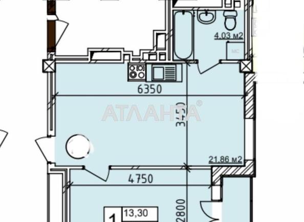 1-кімнатна квартира за адресою вул. Геранева (площа 42 м²) - Atlanta.ua - фото 2