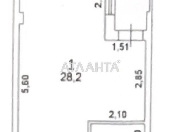 1-комнатная квартира по адресу ул. Софиевская (площадь 33,8 м²) - Atlanta.ua - фото 8